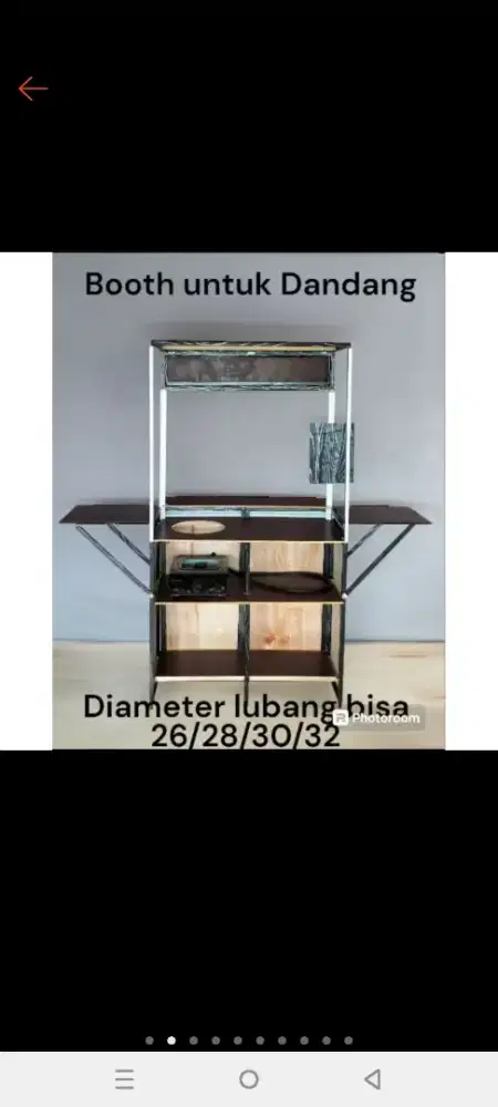 Booth dagang kuat baru