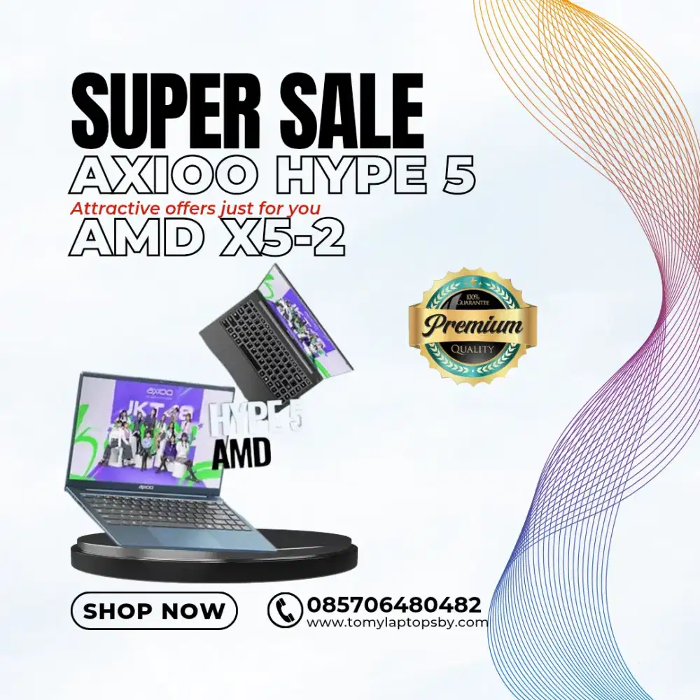 AXIOO HYPE 5 AMD X5-2 RYZEN 5 7430 8GB 256GB W11 14.0FHD IPS BLIT HDMI