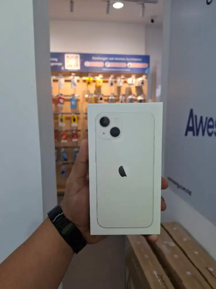 Ready iphone 13 putih 128