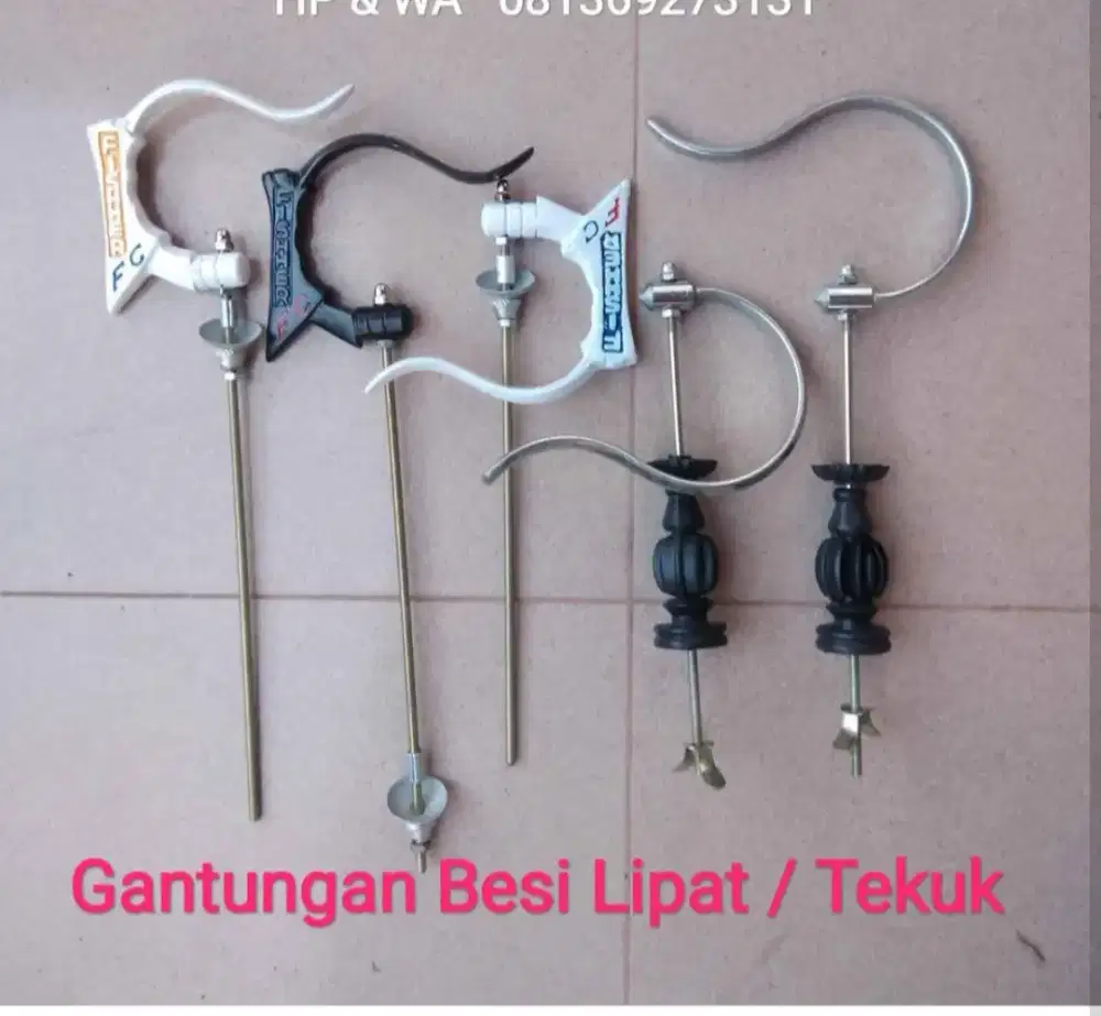 Aneka Gantungan kandang Besi bisa di Lipat / Tekuk