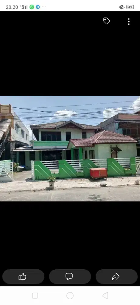 Dijual rumah kos pasar baru dekat kampus Unand padang