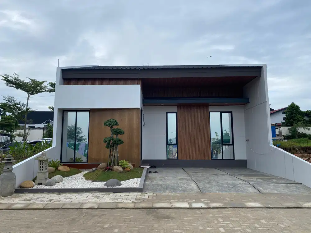 Cluster Japanese concept, strategis, security 24 jam, kolam renang