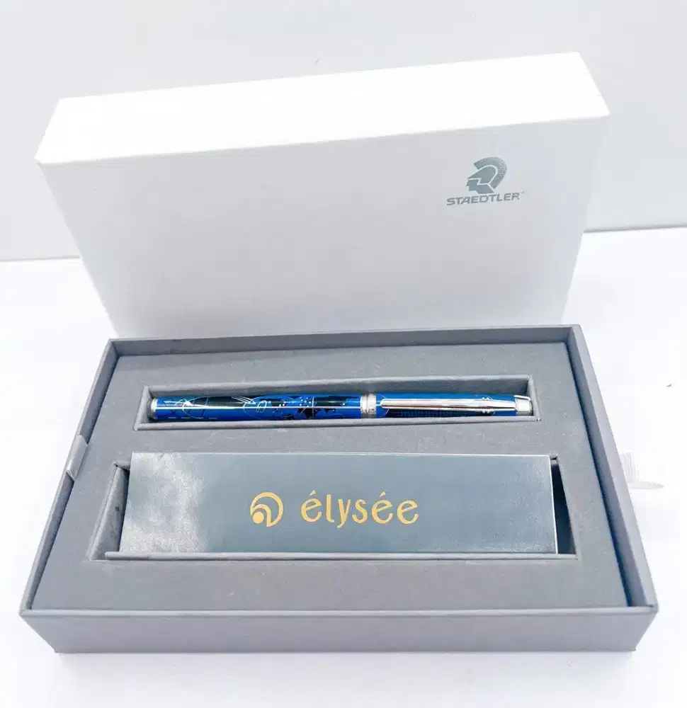 Mint Elysee staedtler 1995 limited edition fountain pen pulpen 18K