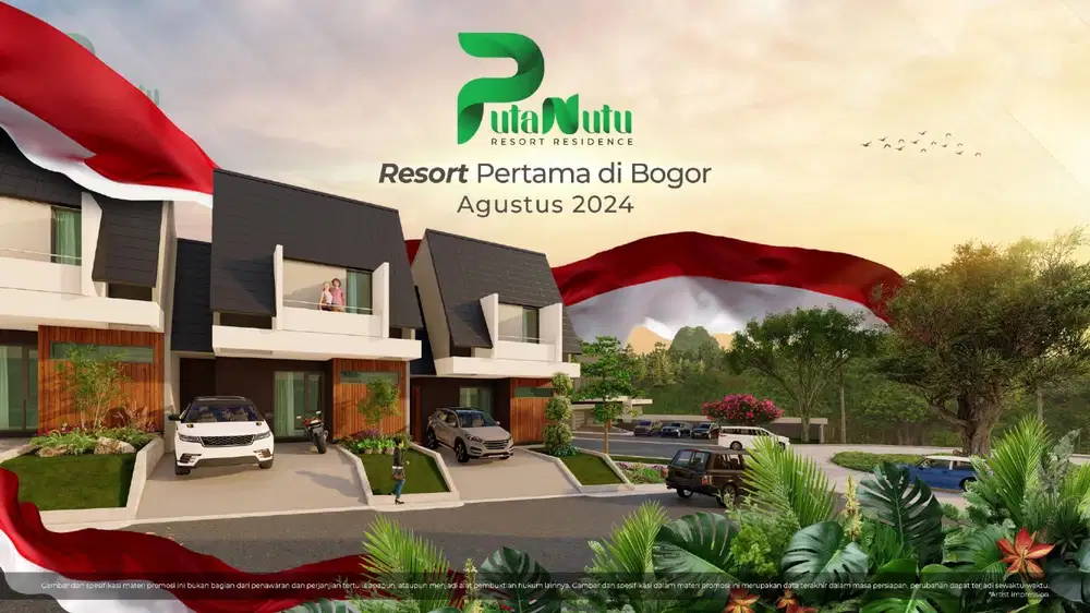 Hunian Nyaman di Bogor : Rumah 1 Lantai Fasilitas Lengkap