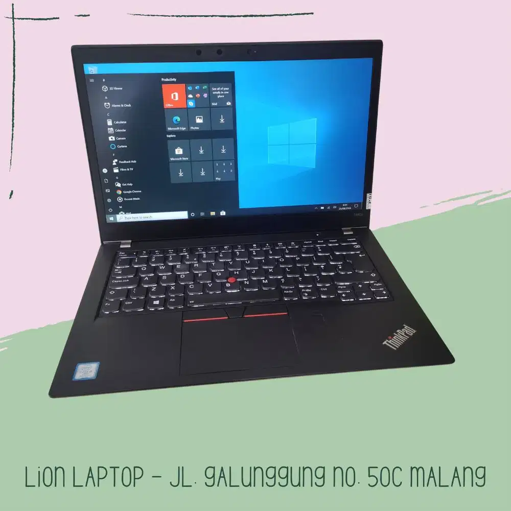 RAM 8GB Core i5 gen 8 Touchscreen Lenovo Thinkpad T480s SLIM [09/09]