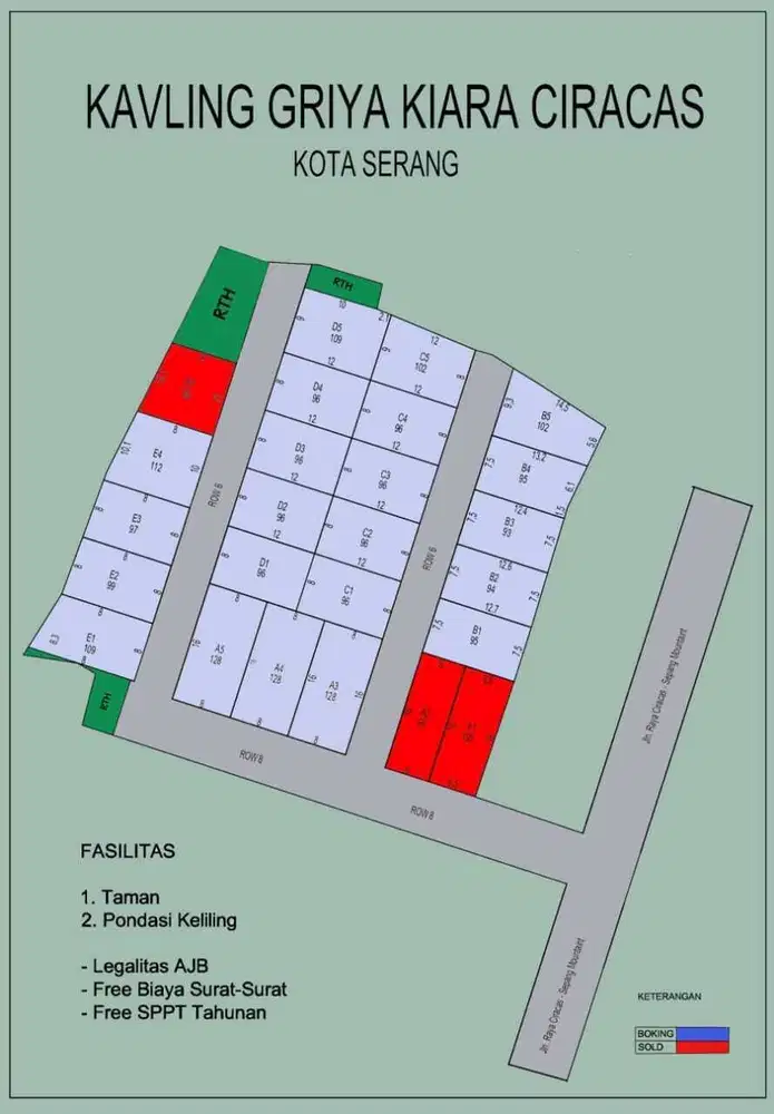 Tanah Kavling Ciracas Kota Serang Banten