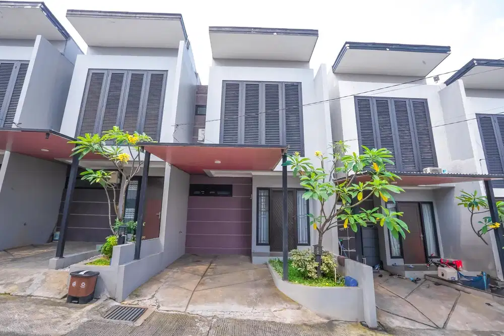 Rumah Cantik 15 menit ke Stasiun Depok Lama SHM 2 Lt Siap KPR J-34419