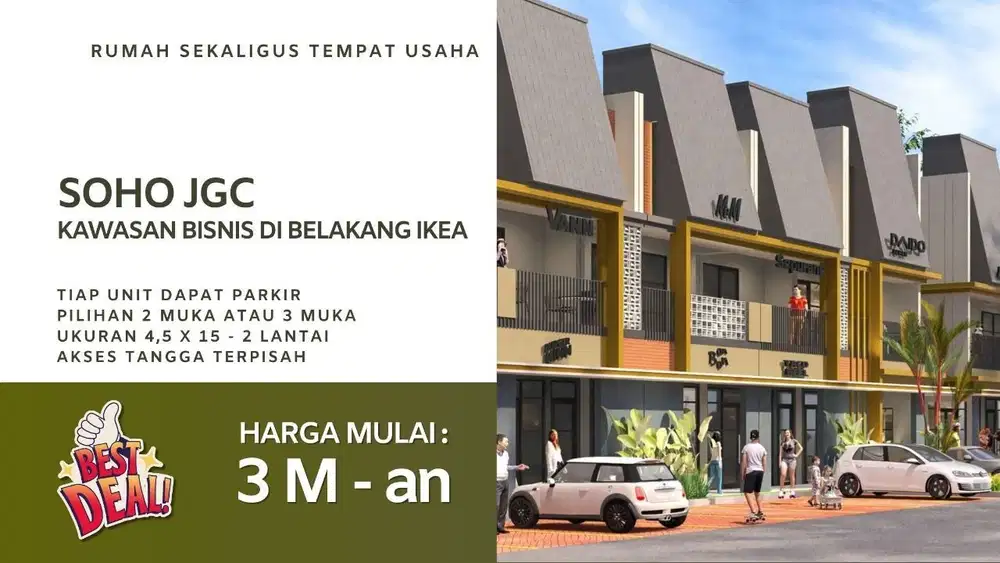 SOHO JGC Harga Khusus 18 Unit