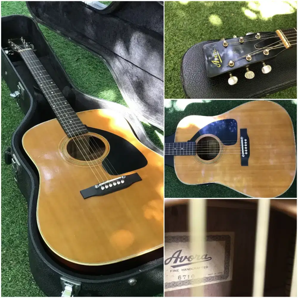 Vintage Acoustic Guitar Made in Japan 1960's Super Rare Collector Item