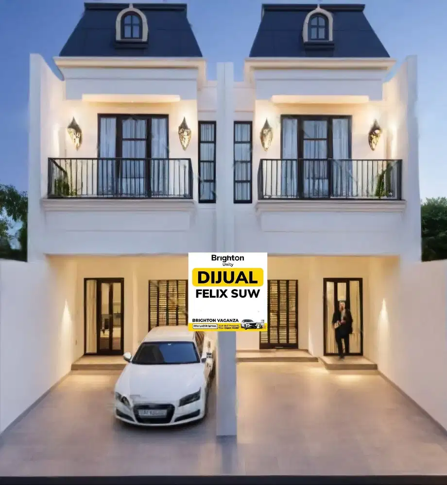 Jual Rumah Baru 2 lt  Rungkut asri