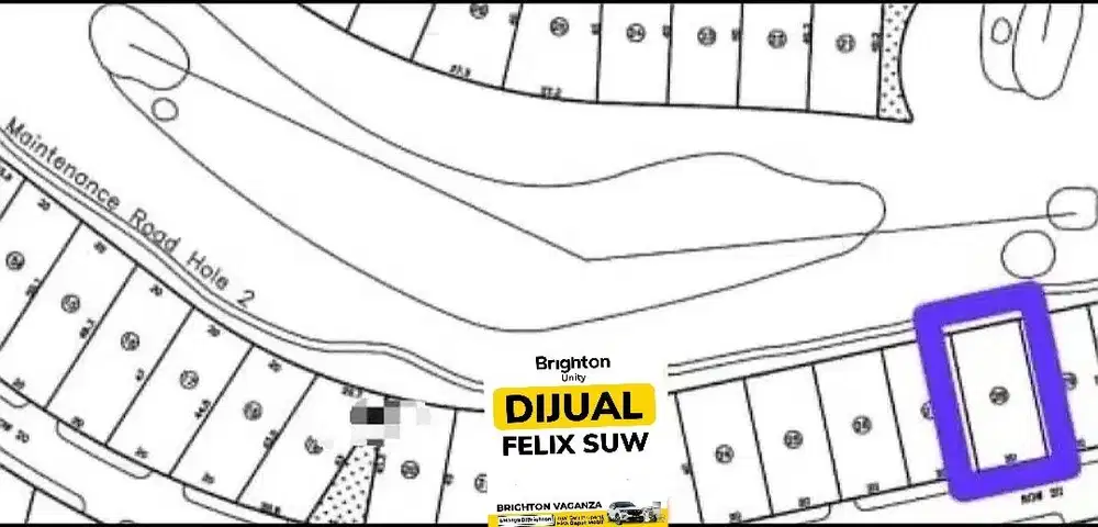 Jual Tanah   Bukit Golf Mediterania Citraland