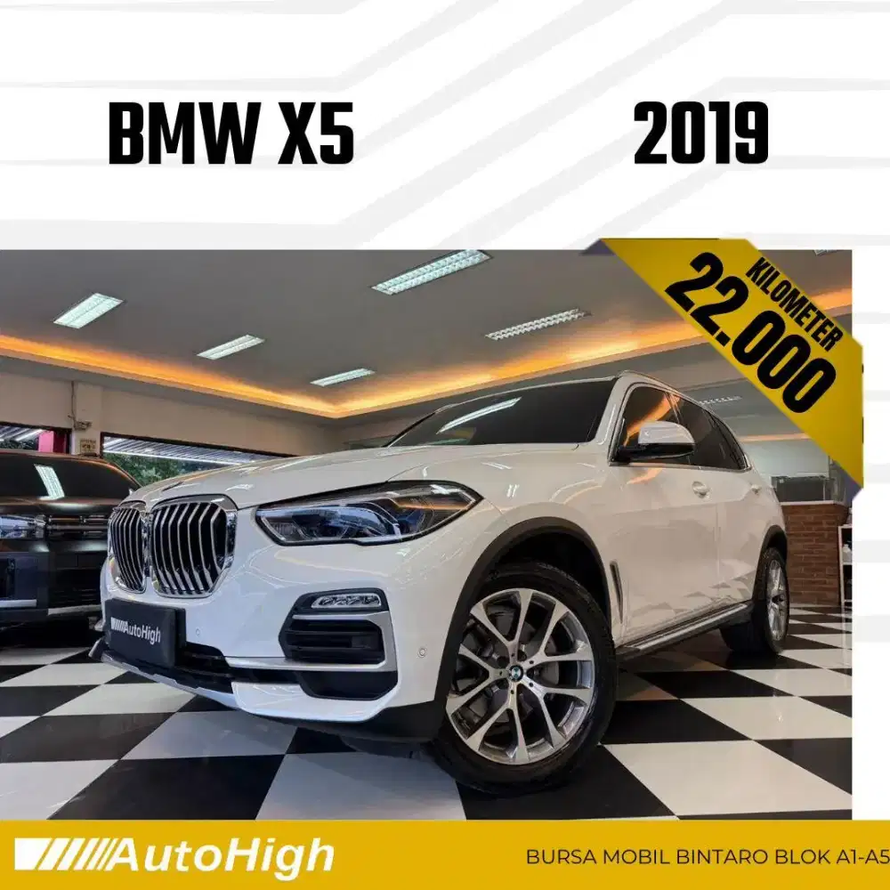 DP10% [Km22.000] X5 X-Drive 2019 White Reg 2020 #AUTOHIGH