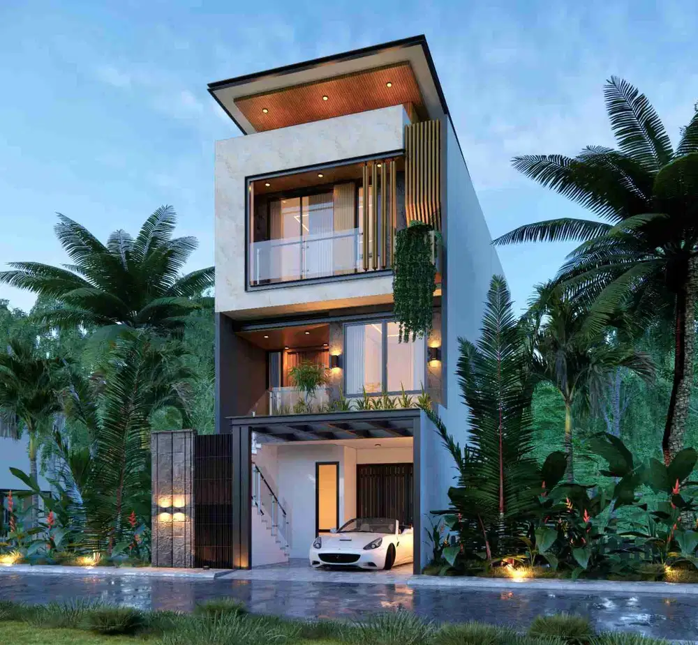 Rumah Modern Kontemporer Plus Kolam Renang Dekat Cilandak Jakarta Selatan