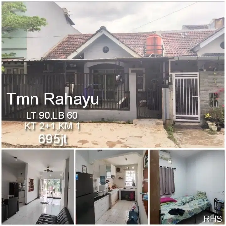 Rumah di Taman Rahayu Hadap Timur Lebar 7,5 Meter