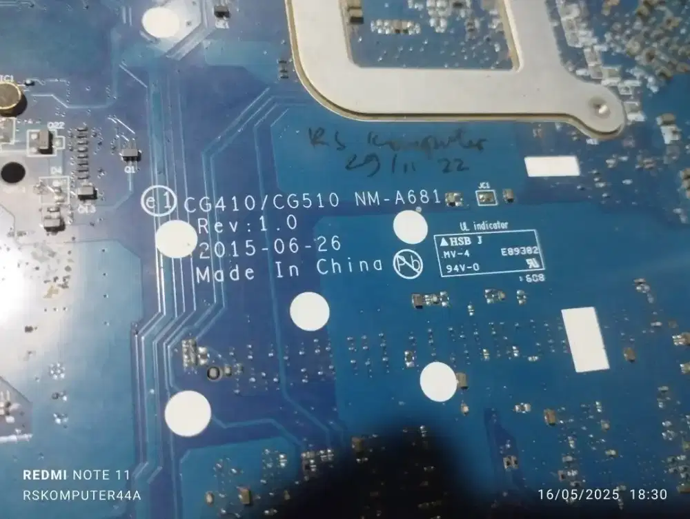 Mainboard laptop lenovo ip 100 14 ibd dual vga.Seken Normal.
