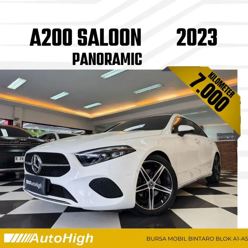 DP10% [Km7.000] A200 Sunroof Sedan 2023 White Reg 2024 #AUTOHIGH