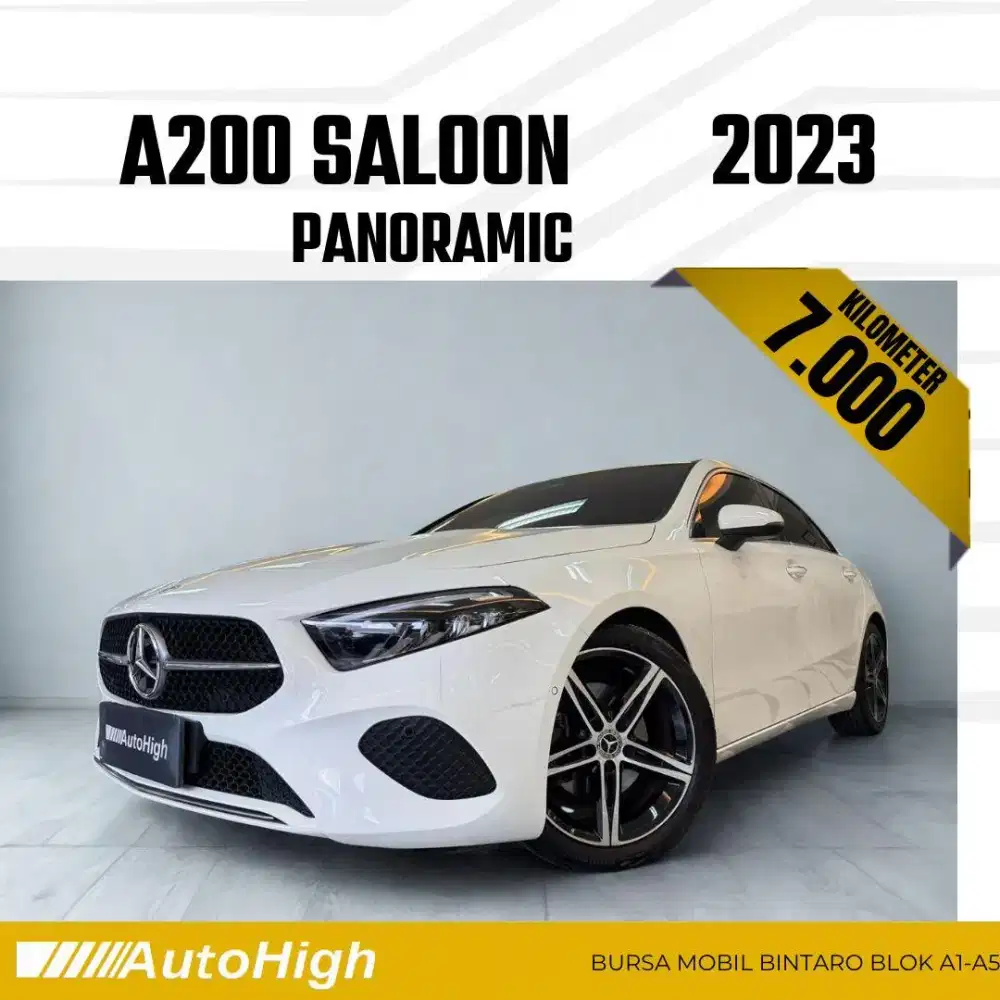 DP10% [Km7.000] A200 Sunroof Saloon 2023 White Reg 2024 #AUTOHIGH