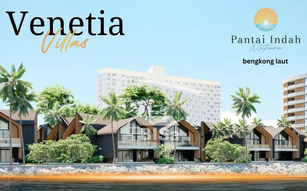 Villa Hadap Laut Venetia dengan Kolam Renang Pribadi di Bengkong Laut.