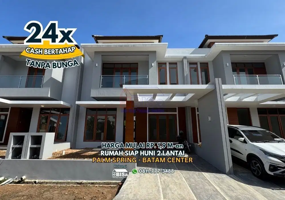Rumah Siap Huni di Oasis Mas Cluster Palm Spring Batam Center