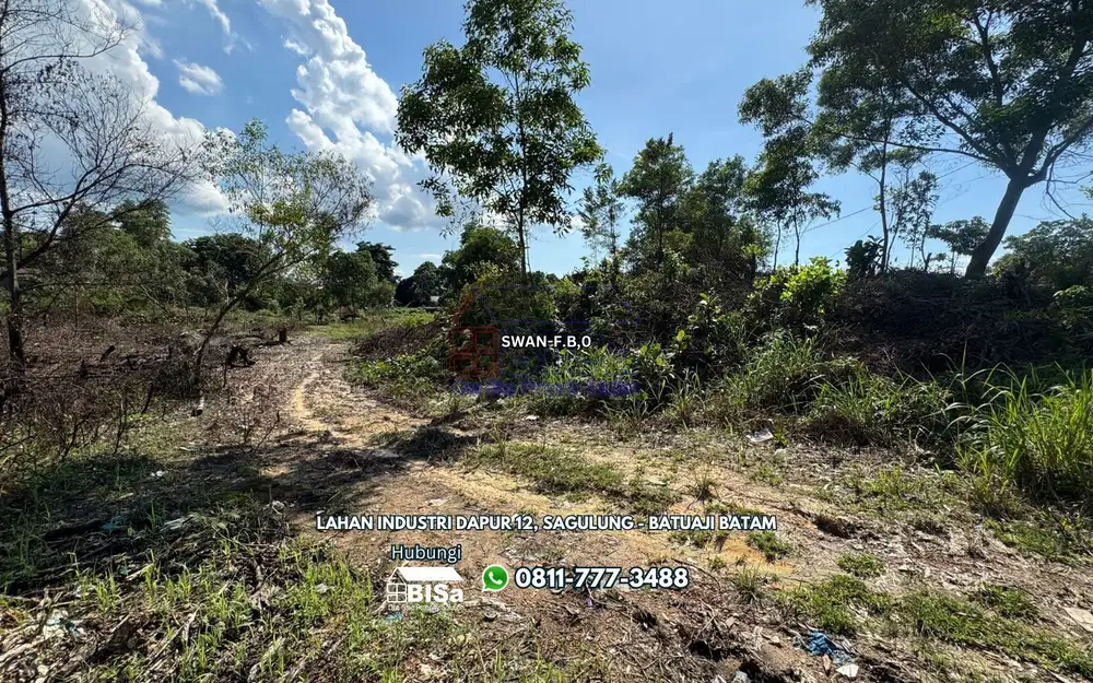 Lahan Peruntukan Industri di Dapur 12 Sagulung, Batuaji Batam Dijual