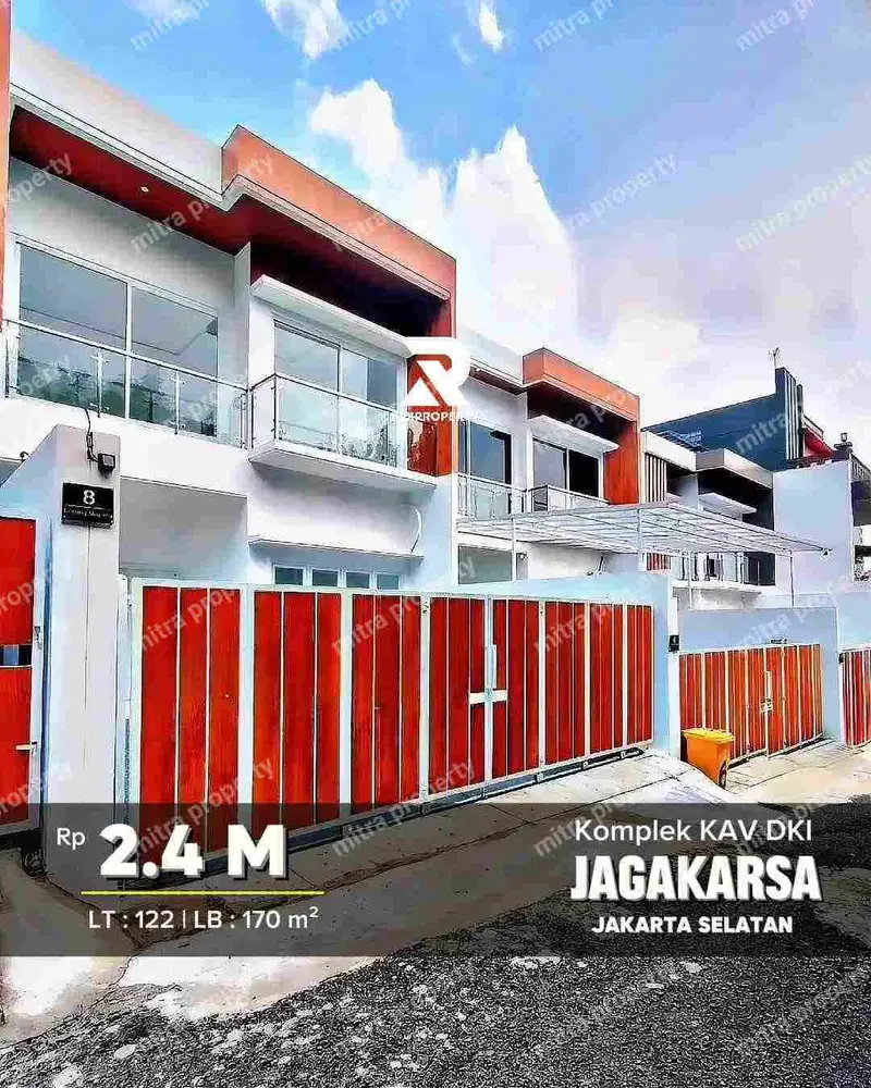 RUMAH CANTIK MINIMALIS SIAP HUNI LOKASI ASRI KAVLING DKI JAGAKARSA