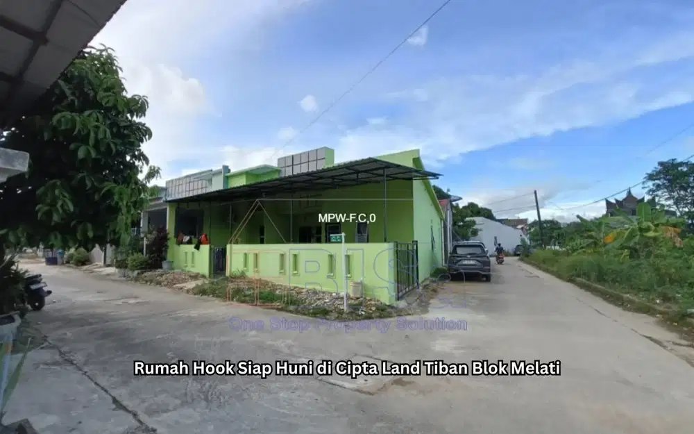 Rumah Hook Siap Huni Cipta Land Tiban Cluster Melati