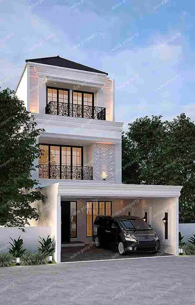 RUMAH CANTIK + PRIVATE POOL  SIAP HUNI LOKASI STRATEGIS DI BINTARO SEKTOR 1