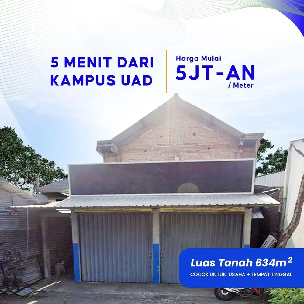 Dijual Bangunan dan Tanah di Imogiri Timur Bantul Yogyakarta