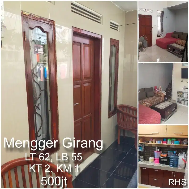 Rumah di Mengger Girang Bypass Dalam Gang