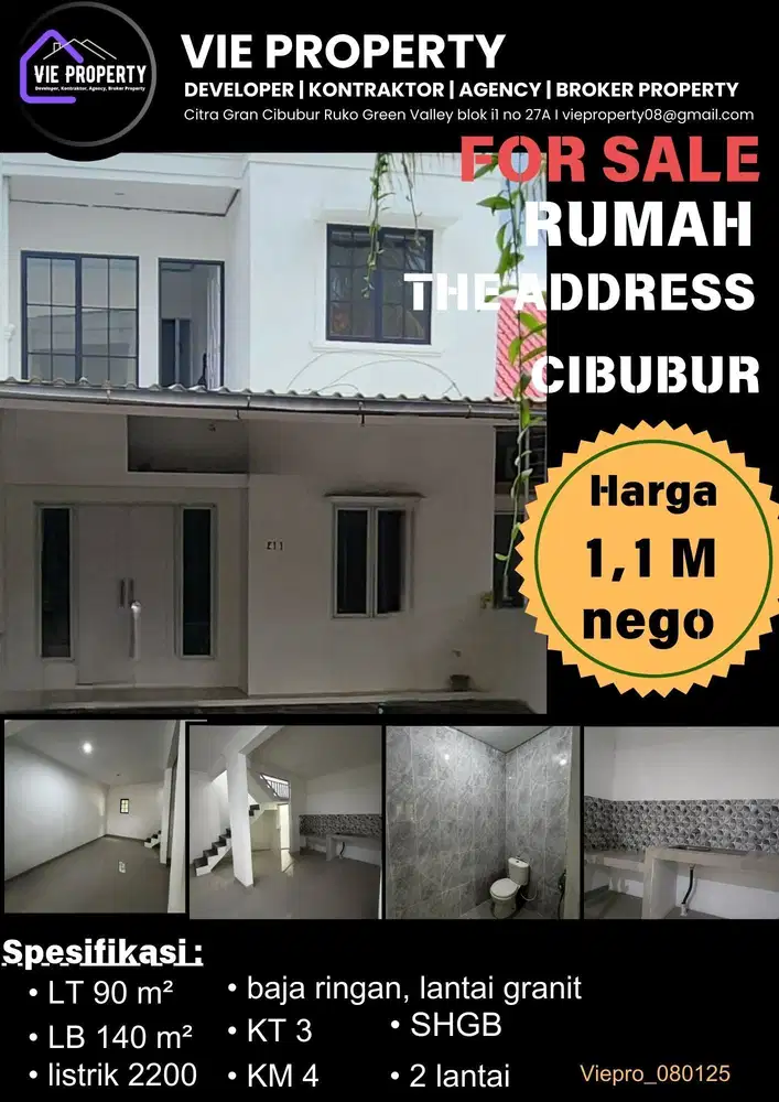 SIAP HUNI BARU RENOV DI THE ADDRESS CIBUBUR