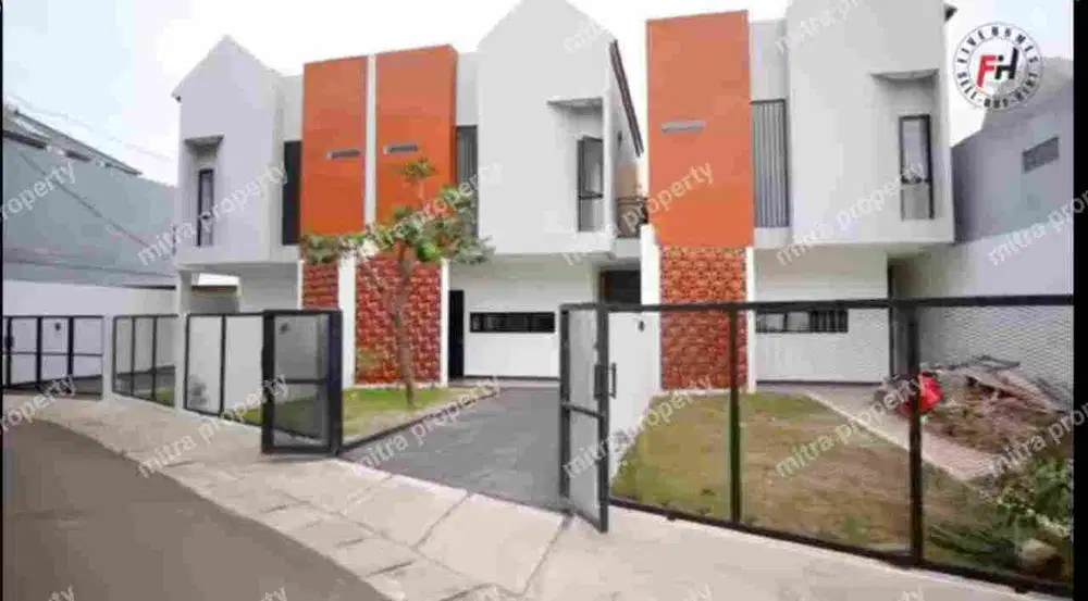 RUMAH CANTIK DESIGN SCANDINAVIAN SIAP HUNI DALAM KOMPLEK DI BINTARO
