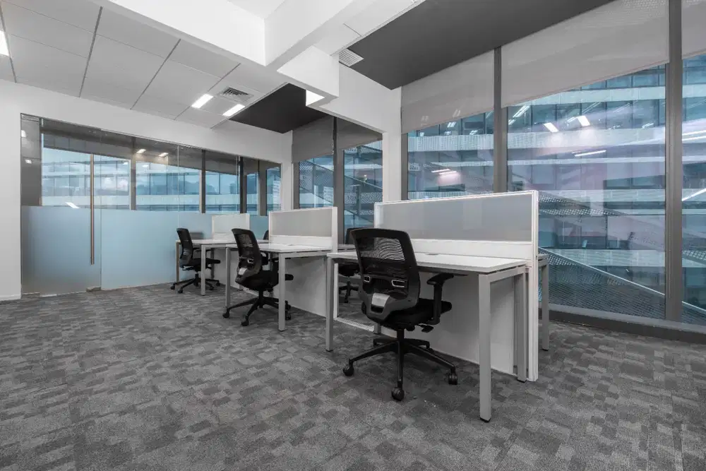 Ruang coworking di HQ Centerum Arcade