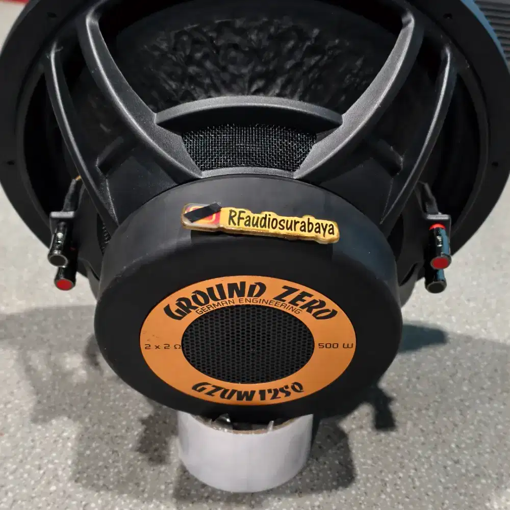SUBWOOFER  GROUND ZERO URANIUM GZUW 12 SQ dual 2 ohm 12 inch
