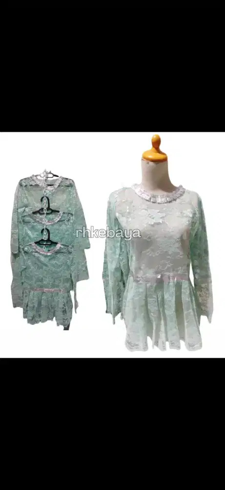 20kebaya+3 gaun manten+10rok+8beskap+5 basofi