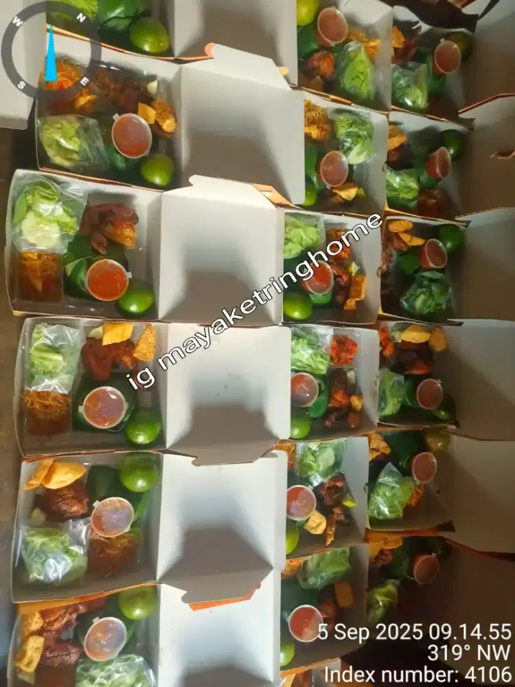 Nasi kotak di bandar Lampung praktis ekonomis dan halal