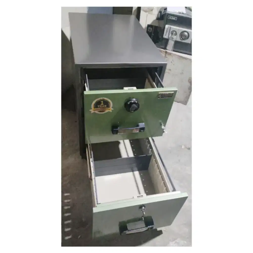 RPF 2 Laci Merk Ichiban Fireproof Tahan Api Safety Box