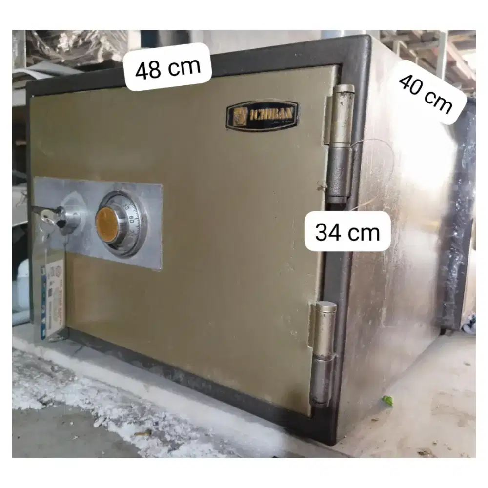 Brankas Ichiban Model Tidur Brangkas Bekas Tahan Api Safety Box