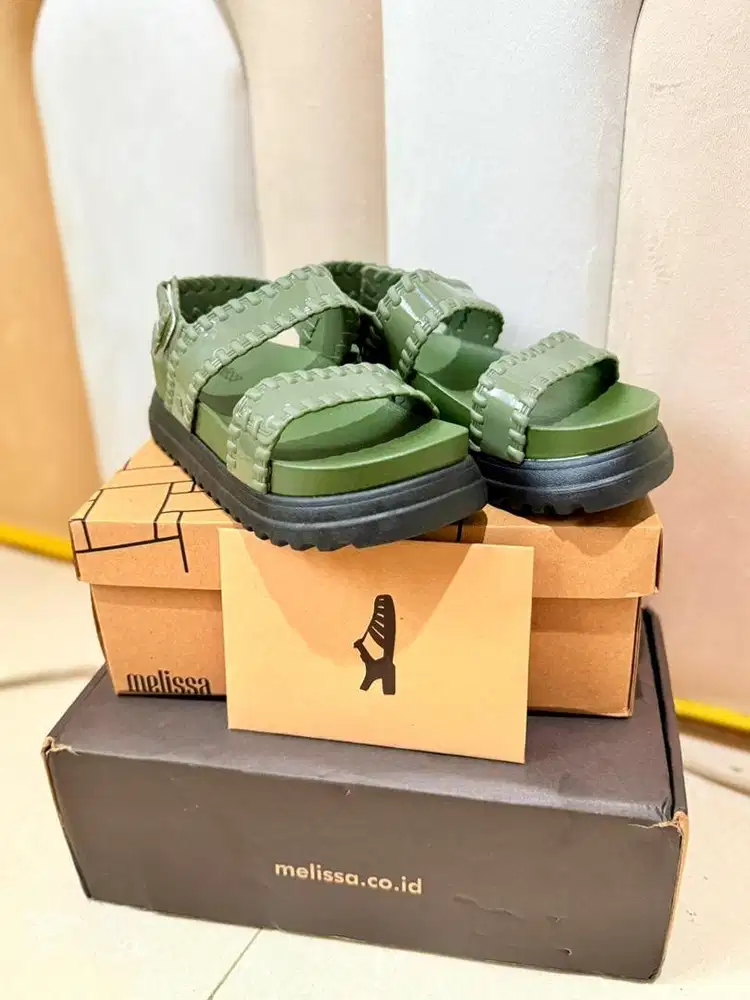 Melissa Dune Platform AD - Black/Green