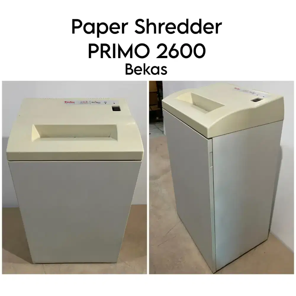 Mesin penghancur kertas Geha Primo 2600 Paper Shredder Bekas