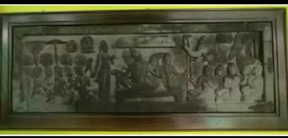 Jual Pajangan Relief Batu Ukir.