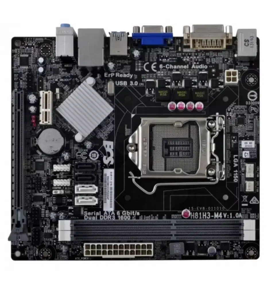 Mainboard ecs h81 lga 1150 intel g3260