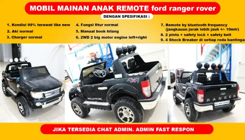 Mobil Mainan Anak Remote