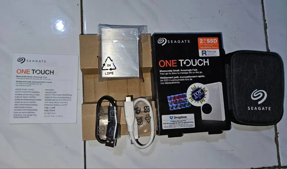 Seagate One Touch SSD 2 TB USB C Eksternal