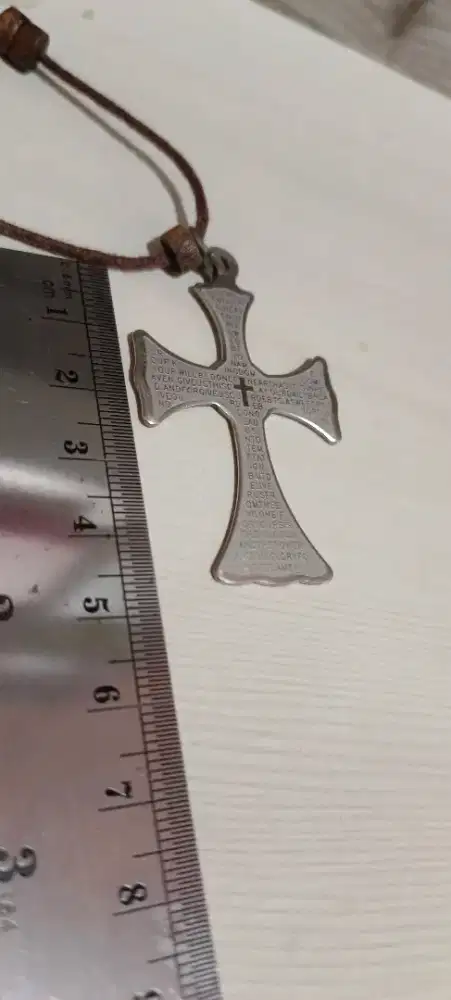 Kalung salib stainless anti luntur anti karat pakai 2x bagus 30k murah
