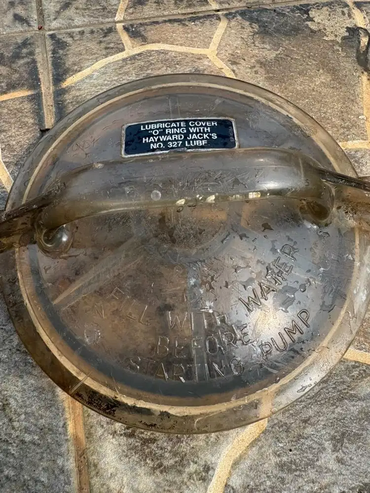 Tutup cover strainer hayward power flo