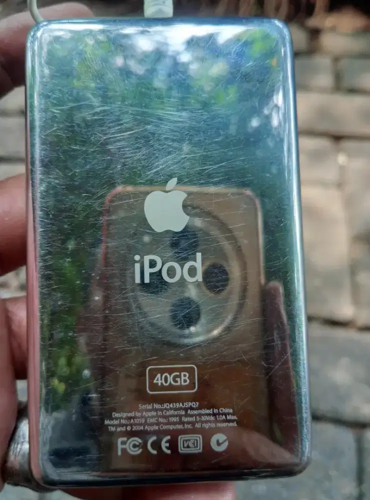 Ipod Clasic Gen 4 Kapasitas 40Gb Kondisi Minus Layar Aja.