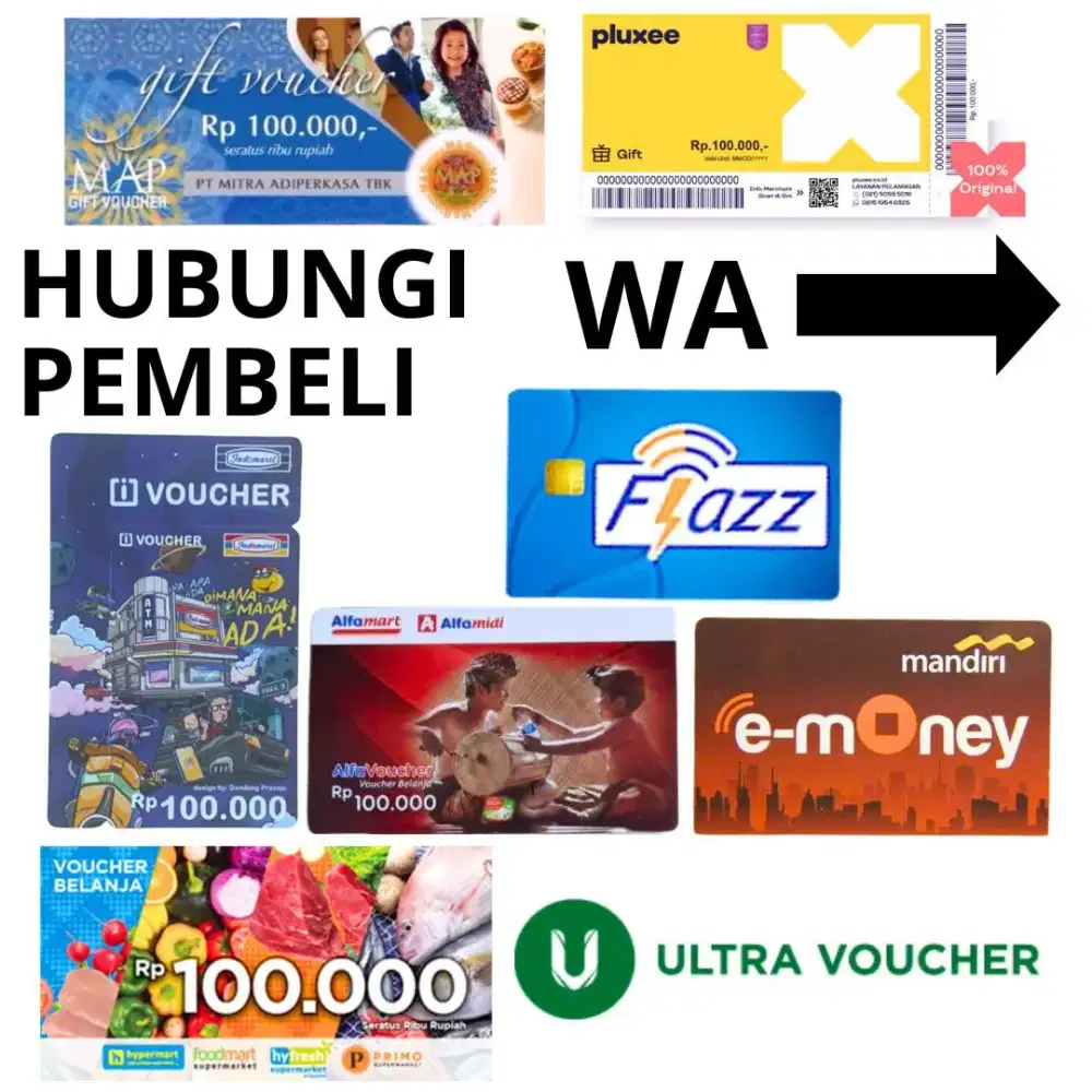 DICARI Voucher MAP/ pluxee /Indomaret/Alfa/Pertamina dll