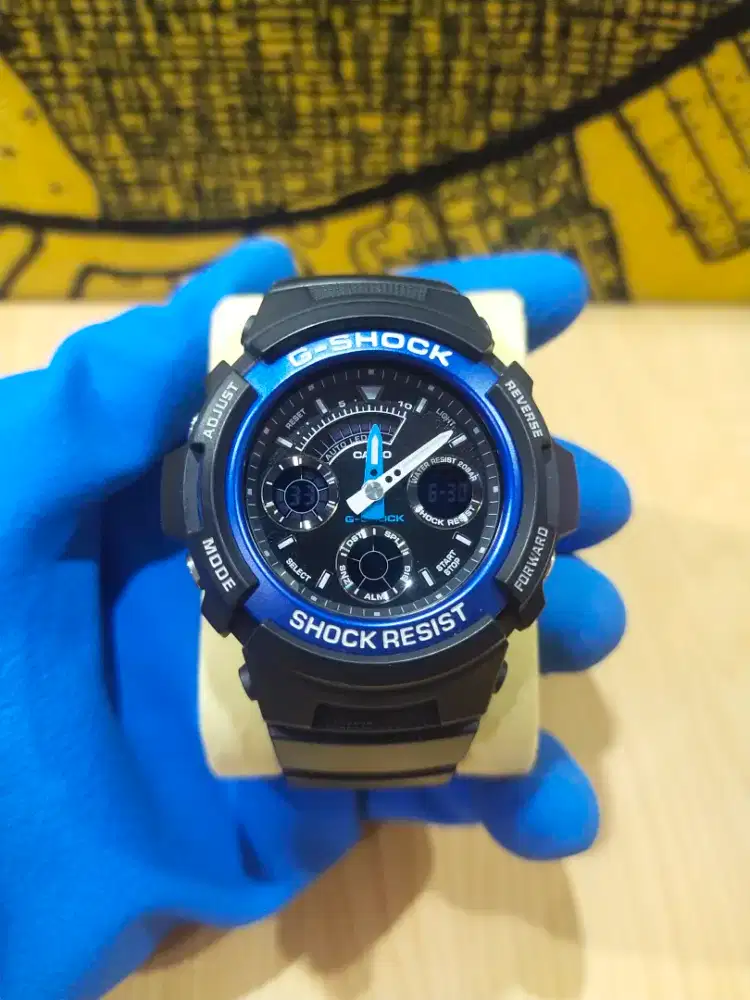 Casio G-Shock AW-591 Black-Blue (Like New)