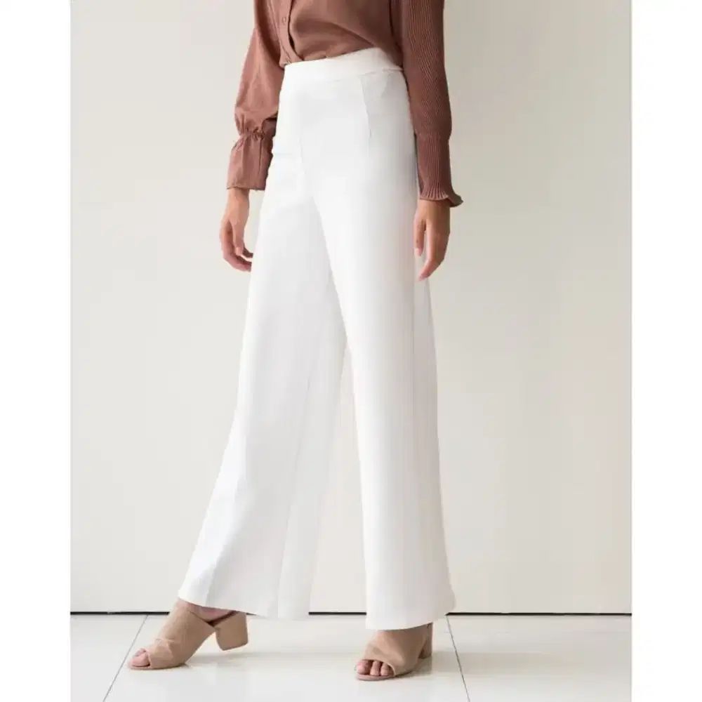 Celana kulot wanita Highwaist