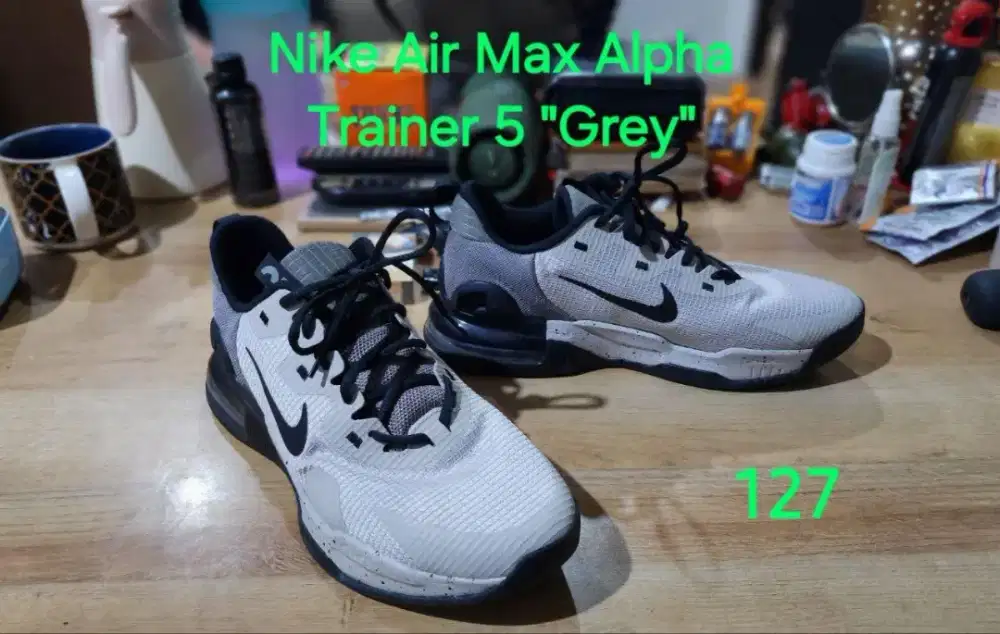 Sepatu Nike Air Max Alpha Trainer 5 Grey